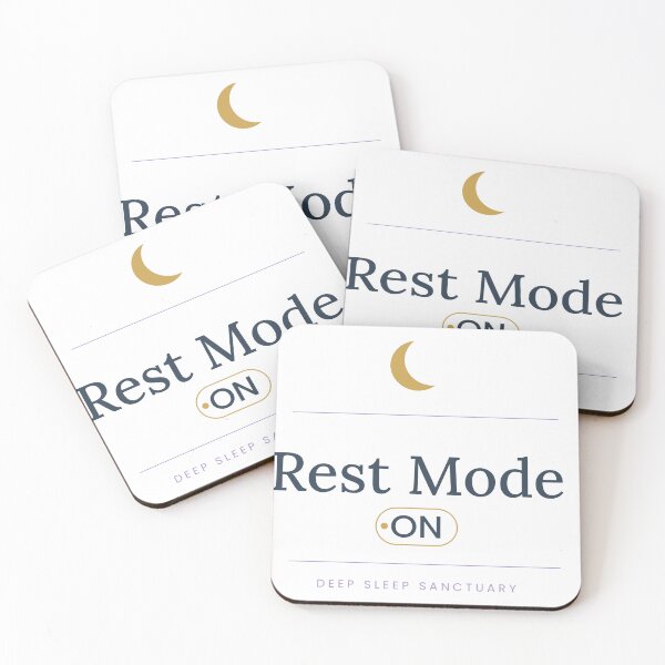 Item preview, Rest Mode: ON - Cozy Status Design designed and sold by Deepsleepstudio.