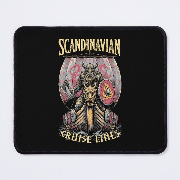 Item preview, Viking Ship Scandinavian Cruise Lines Funny Norse Longship designed and sold by GrandeDuc.