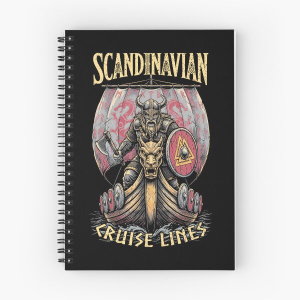 Item preview, Viking Ship Scandinavian Cruise Lines Funny Norse Longship designed and sold by GrandeDuc.
