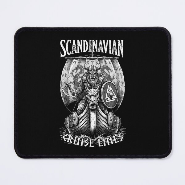 Item preview, Viking Ship Scandinavian Cruise Lines Funny Norse Longship designed and sold by GrandeDuc.