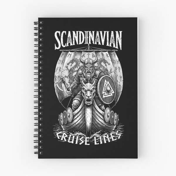 Item preview, Viking Ship Scandinavian Cruise Lines Funny Norse Longship designed and sold by GrandeDuc.