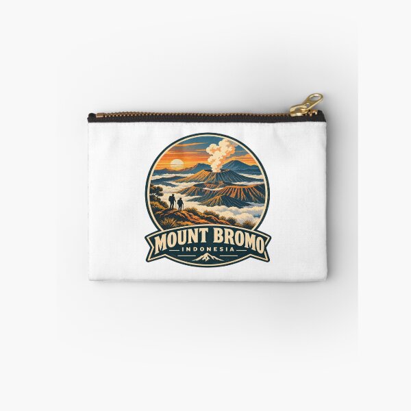 Item preview, Mount Bromo Indonesia Vintage Volcano Travel Poster Shirt designed and sold by Globalcitytees.