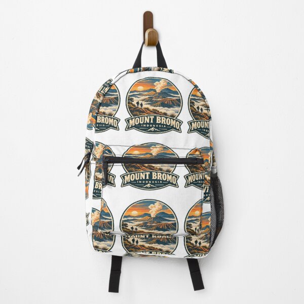 Item preview, Mount Bromo Indonesia Vintage Volcano Travel Poster Shirt designed and sold by Globalcitytees.