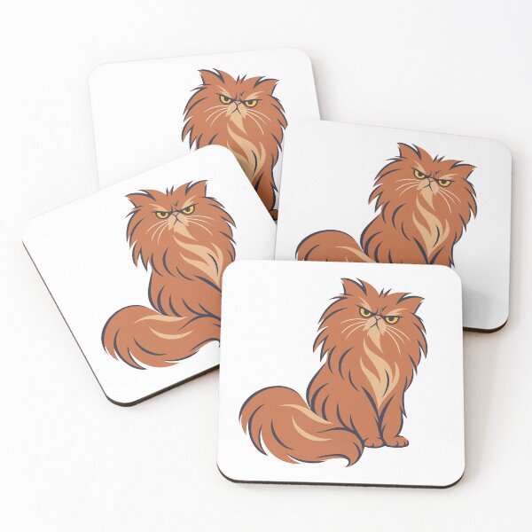 Item preview, Grumpy Orange Cat Hermione's Crookshanks designed and sold by pixiedustpaint.