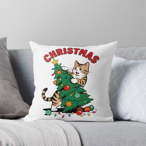 Item preview, Meow-y Christmas: Cat vs. Tree designed and sold by SugarCore.