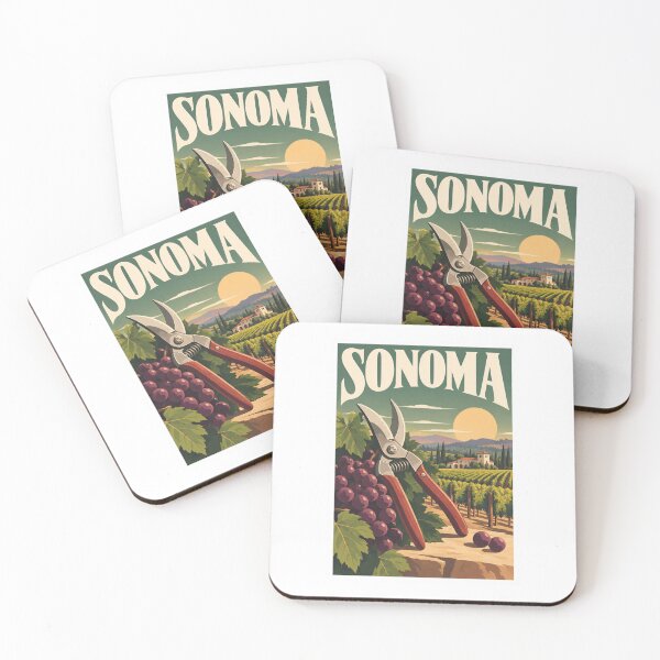 Item preview, Sonoma Vineyard Pruning Shears Travel Poster designed and sold by Beyond Destinations.