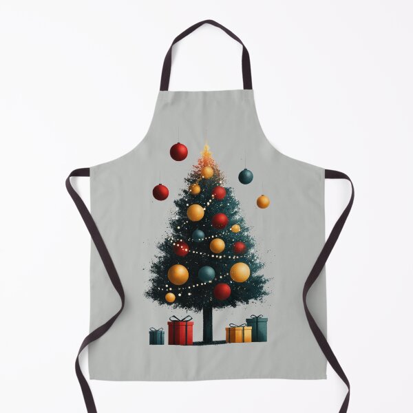 Item preview, Festive Christmas Tree with Colorful Floating Ornaments designed and sold by colorful-white.