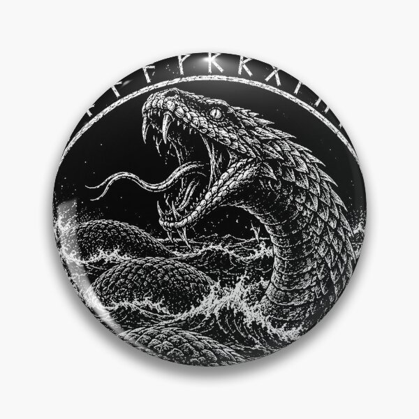Item preview, Jörmungandr — Sea Serpent Rising from the Waves designed and sold by Skoelgrim.