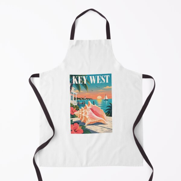 Item preview, Key West Conch Shell Sunset Poster designed and sold by Beyond Destinations.