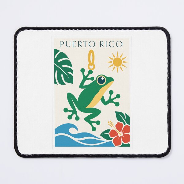 Item preview, Puerto Rico Coqui Frog Travel Art designed and sold by Beyond Destinations.