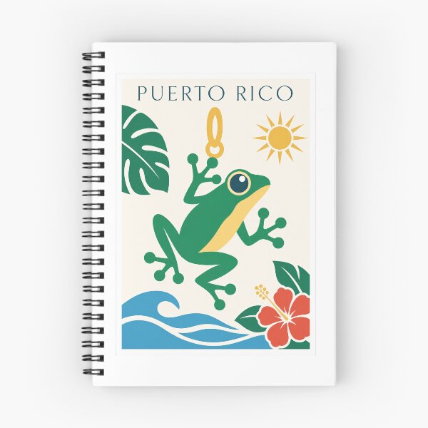 Artikelvorschau, Puerto Rico Coqui Frog Reisekunst entworfen und verkauft von Beyond Destinations.
