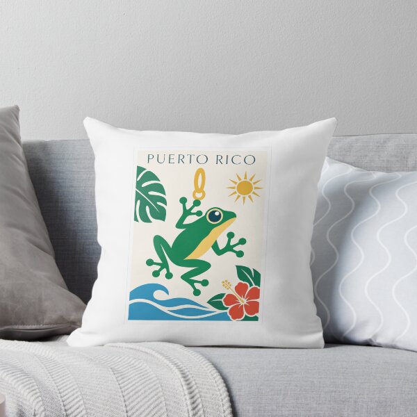 Item preview, Puerto Rico Coqui Frog Travel Art designed and sold by Beyond Destinations.