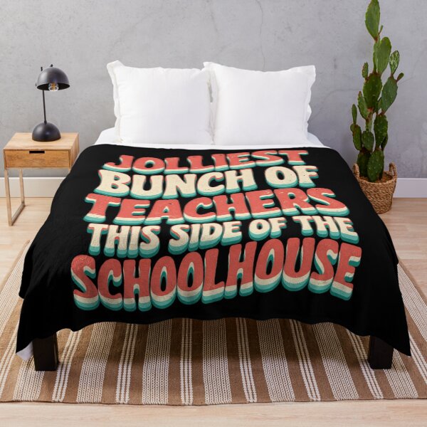 Item preview, Jolliest Bunch of Teachers This Side of the Schoolhouse – Funny Christmas Teacher Design designed and sold by Freeform Studio.
