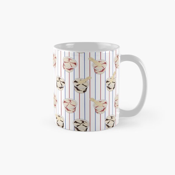 Item preview, Ice Cream Cups on Parade – Old-Fashioned Pinstripes designed and sold by The Flying Bunny Studio.