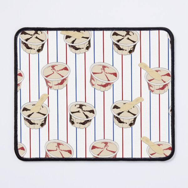 Item preview, Ice Cream Cups on Parade – Old-Fashioned Pinstripes designed and sold by The Flying Bunny Studio.