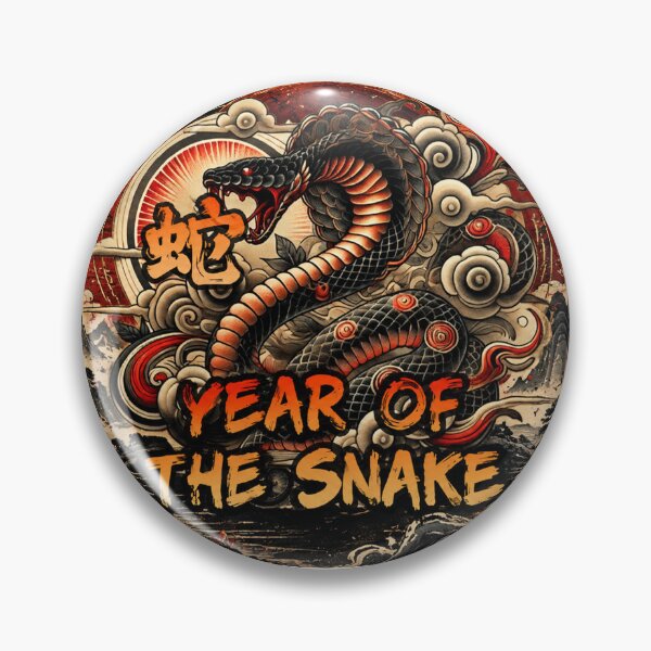 Item preview, Year of the Snake Chinese Zodiac Serpent designed and sold by Fei Long Design Hub.