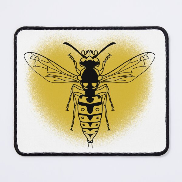 Item preview, European Wasp Line-art (Yellow) designed and sold by Burnt_Pikachu.