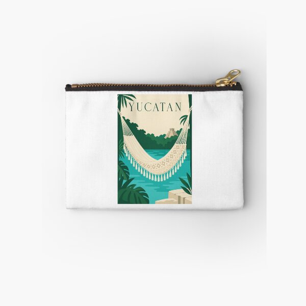 Item preview, Yucatan Hammock Tropical Travel Poster designed and sold by Beyond Destinations.
