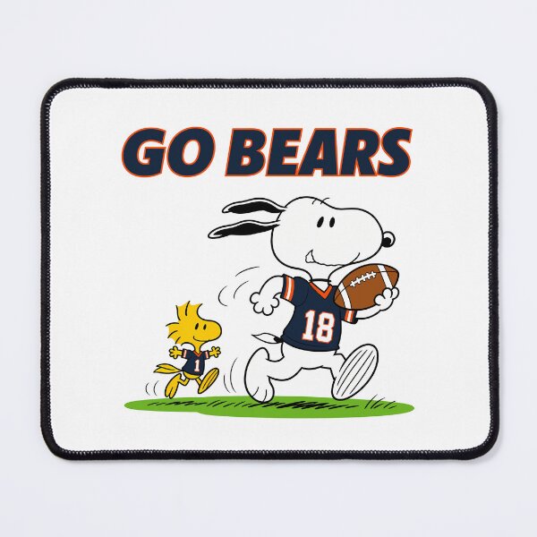 Item preview, Snoopy & Woodstock Chicago Bears Football Retro F479 designed and sold by GLUVY-THEME.