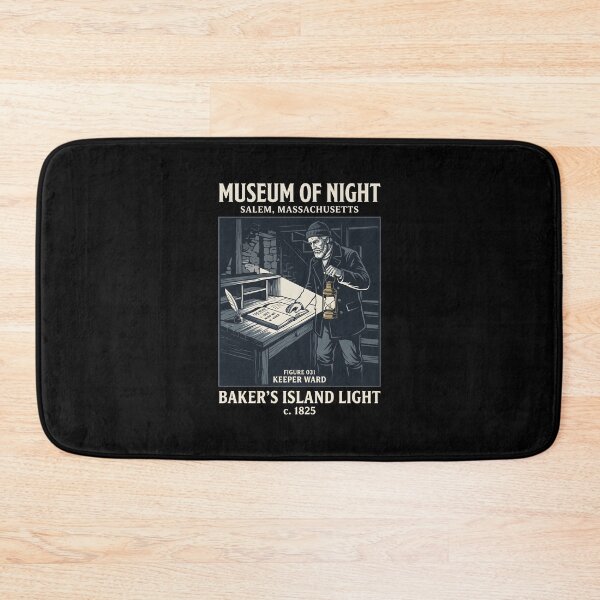Item preview, Nautical History Lighthouse Keeper Salem Massachusetts Graphic designed and sold by SplashTastic.