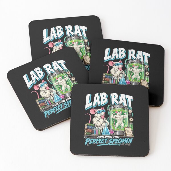 Item preview, Lab Rat Building the Perfect Specimen – Funny Laboratory Science Design designed and sold by Freeform Studio.