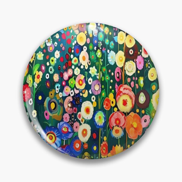 Item preview, Gustav Klimt Flower Garden Vivid Seamless Flowers Vintage Floral Patterns Digital Art Illustration designed and sold by Matt_Smith.