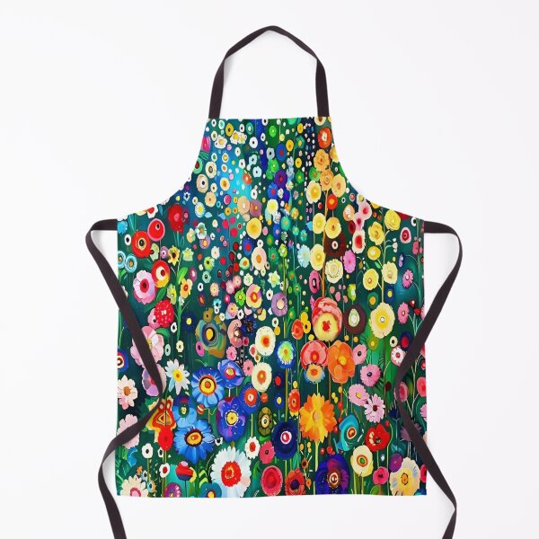 Item preview, Gustav Klimt Flower Garden Vivid Seamless Flowers Vintage Floral Patterns Digital Art Illustration designed and sold by Matt_Smith.