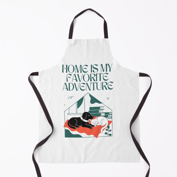 Item preview, Home Is My Favorite Adventure Cute Dog and Cat Pet Lover T-Shirt designed and sold by Design-Pro-21.