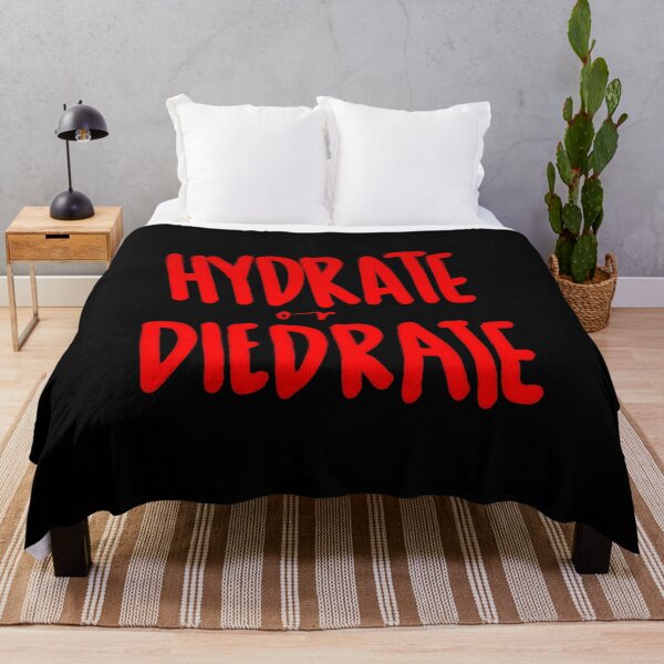 Item preview, Hydrate Or Diedrate Funny Gym Fitness Humor Art designed and sold by mantangalih47.
