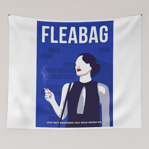 Item preview, Fleabag Smoking Retro Pop Art – Dark Feminist TV Series Inspired designed and sold by granadehans.