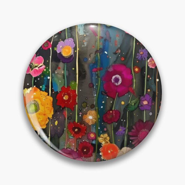 Item preview, Gustav Klimt Flower Garden Vivid Seamless Flowers Vintage Floral Patterns Digital Art Illustration designed and sold by Matt_Smith.