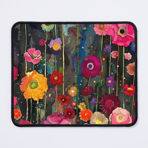 Item preview, Gustav Klimt Flower Garden Vivid Seamless Flowers Vintage Floral Patterns Digital Art Illustration designed and sold by Matt_Smith.
