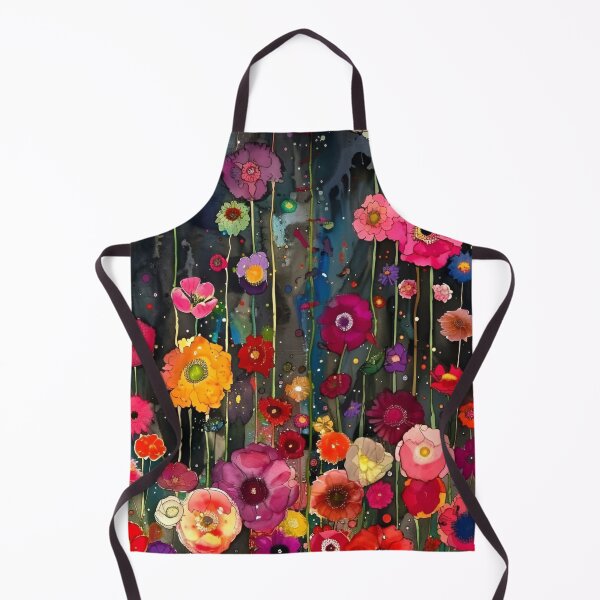 Item preview, Gustav Klimt Flower Garden Vivid Seamless Flowers Vintage Floral Patterns Digital Art Illustration designed and sold by Matt_Smith.