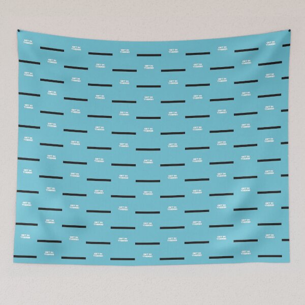 Item preview, Get In There HAM Radio Voice British GP Design with Blue Background designed and sold by NFTSeller.