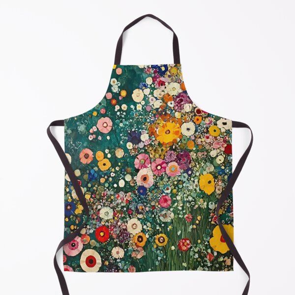 Item preview, Gustav Klimt Flower Garden Vivid Seamless Flowers Vintage Floral Patterns Digital Art Illustration designed and sold by Matt_Smith.