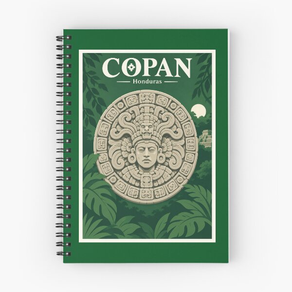 Item preview, Copan Maya Inspired Stone Relief Poster designed and sold by Beyond Destinations.