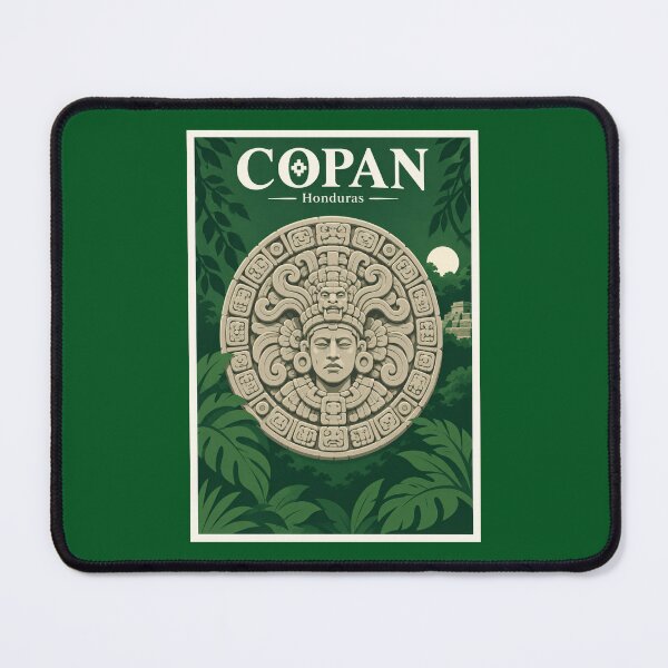 Item preview, Copan Maya Inspired Stone Relief Poster designed and sold by Beyond Destinations.