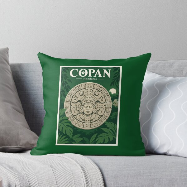 Item preview, Copan Maya Inspired Stone Relief Poster designed and sold by Beyond Destinations.