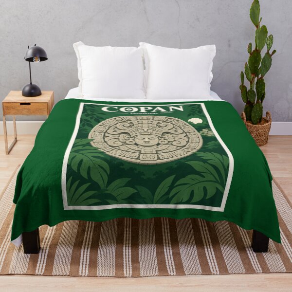 Item preview, Copan Maya Inspired Stone Relief Poster designed and sold by Beyond Destinations.