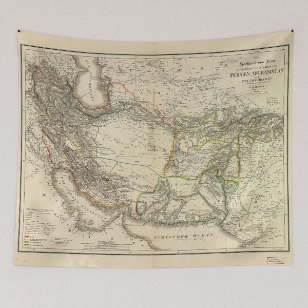 Item preview, Map of Persia circa 1847 (Afghanistan, Pakistan, Iran) designed and sold by allhistory.