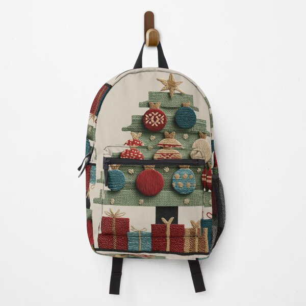 Item preview, Cozy Embroidered Style Christmas Tree Art designed and sold by colorful-white.