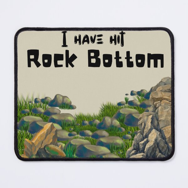 Item preview, Geological Despair — Rock Bottom Tee designed and sold by Șifonier.