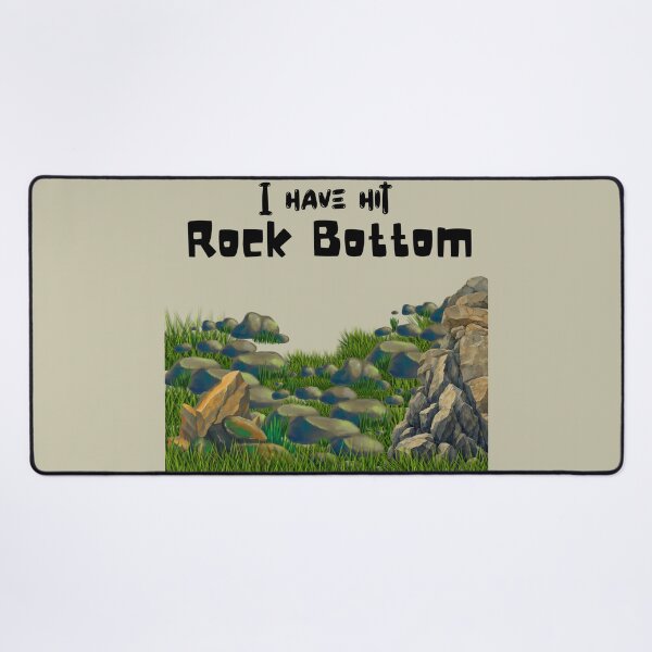 Item preview, Geological Despair — Rock Bottom Tee designed and sold by Șifonier.
