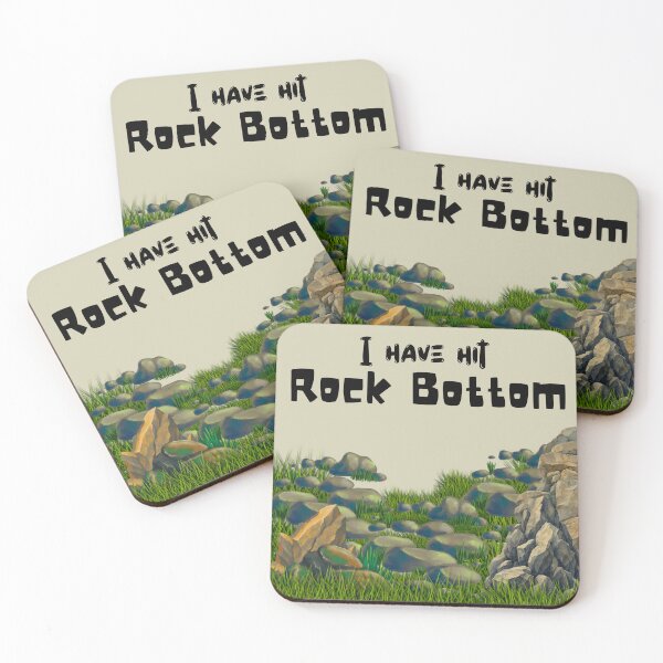 Item preview, Geological Despair — Rock Bottom Tee designed and sold by Șifonier.