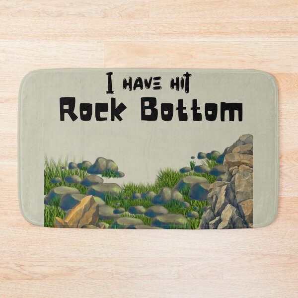 Item preview, Geological Despair — Rock Bottom Tee designed and sold by Șifonier.