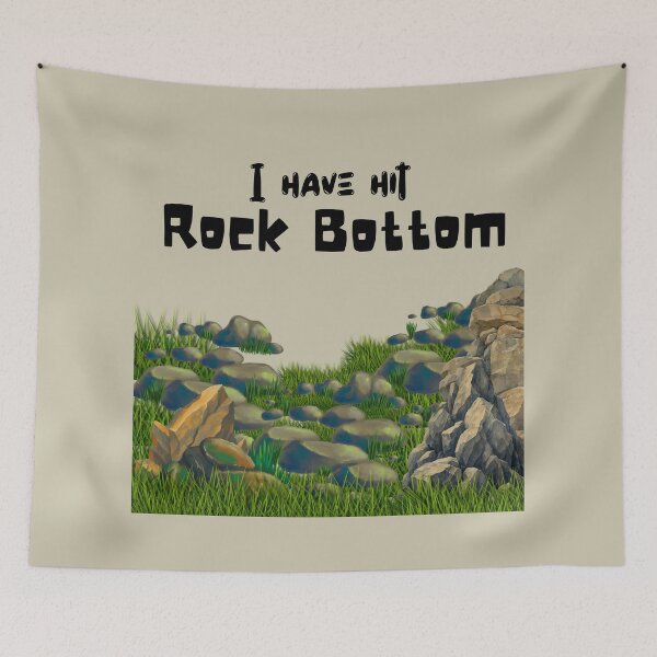 Item preview, Geological Despair — Rock Bottom Tee designed and sold by Șifonier.
