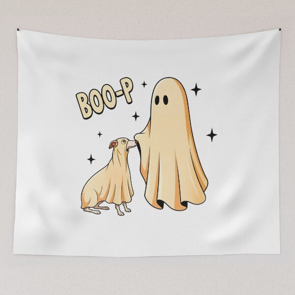 Item preview, Cute Dog Boop Ghost Halloween designed and sold by SoyLamderma.