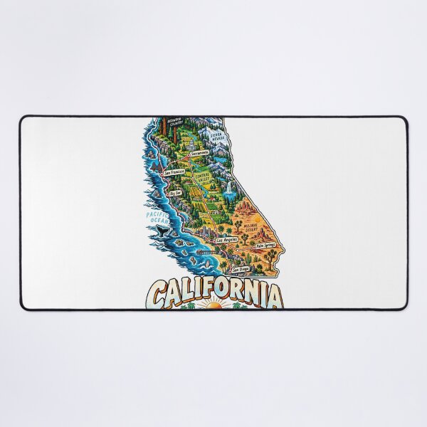 Item preview, Hand Drawn California Travel Souvenir Landmark Gift designed and sold by MichaeIRellov.