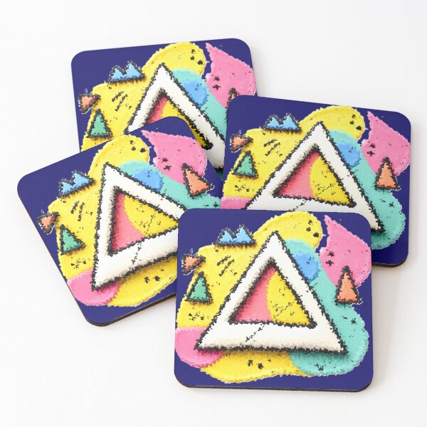 Item preview, elementary design lapping colorful geometric abstract design designed and sold by SmashingDeals.