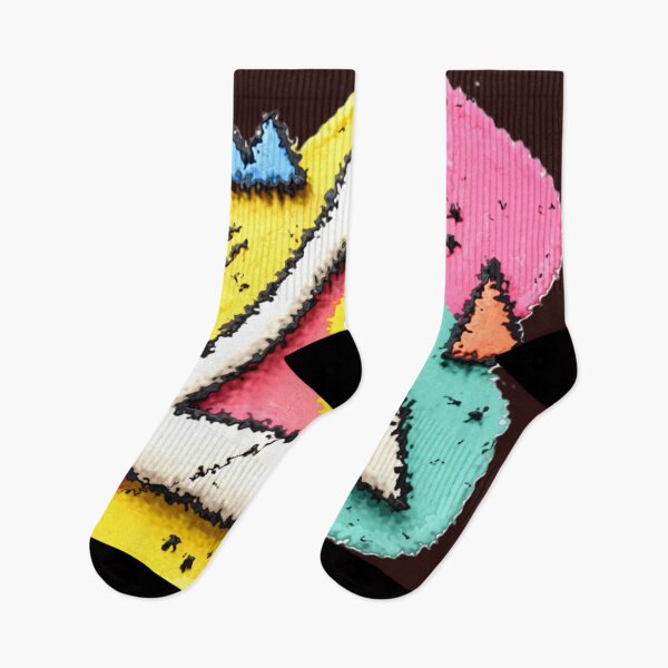 Item preview, elementary design lapping colorful geometric abstract design designed and sold by SmashingDeals.